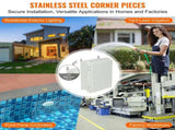 Outdoor Electrical Junction Box, 300 x 200 x 180 mm, ABS Plastic Electrical Enclosure Box with V952-SLJXHABS12X86XOWLV0