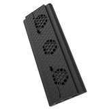 Cooling Fan with Triple Fans USB Data Transfer Hub and Light Bar for Game Console One Black V1370-AZ4-09707