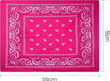 20x BANDANA Paisley 100% COTTON Head Wrap Durag Bandanna Scarf Mask BULK - Assorted Colour Pack V563-20BANDANA-ASST