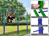 Double Outdoor Pull-Up Bar Height Adjustable Gymnastics & Fitness Bar V63-953151