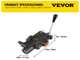 Hydraulic Directional Control Valve, 1 Spool Hydraulic Spool Valve, 21 GPM Hydraulic Loader Valve, V952-KZFHFJK121GPMZAYGV0