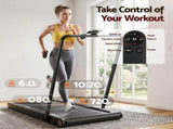 Everfit 4 in 1 Vibration Walking Pad Treadmill Under Desk Treadmills for Home Gym with App Control TMILL-MIG-380-VBH