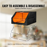 Laser Engraver Enclosure, 800 x 800 x 500 mm, Flame Retardant and Fireproof Protective Cover, with V952-JGDKJBHZJGDK5Z5H1V9