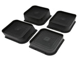 4PCS Bed Risers ABS L Shape Anti Slip Chair Leg Extra Lifts Furniture Riser Stand Blocks for Desk V1294-YM0901-3114230084912