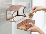 Stainless Steel Window Bird Feeder with Suction Cups, Transparent Weather-Resistant Feeding Station V1189-LC-HW-00026