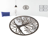 Metal Wall Art Tree Tree Shape Modern Minimalist Iron Tree Art Wall Decor Tree Wall Decor for Living V1294-YM0716-3115220061111