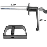 A Set of Shed Door Lock Kit,5-1/2 Shed Lock Barn Door Lock,Shed Door Handle with Lock,Durable and V1192-AZ-W-17532