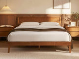 Artiss Bed Frame Queen Size Wooden Bed Base Walnut SPLAY WBED-SPLAY-Q-WAL-AB