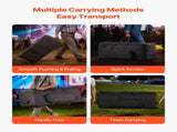Electronic Drum Kit Bag, 600D, Padded Drum Bag with Wheels, Large 920 x 420 x 410 mm Interior, V952-GSNBNJB1JTDZ6O9LU001V0