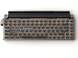 83 Keys Retro Punk Typewriter Mechanical Keyboard, Dual-Mode Bluetooth Hot Swappable Clicky Blue V1221-XM-LB5292-ZS176