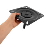 Black Metal Marine Seat Pedestal Base with 360&deg Smooth Rotation Replacement for Boat Seats V1192-AZ-W-28393