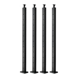 4-Pack Cable Railing Post, 1067x25x50 mm Horizontal-Hole Deck Railing Post with Pre-Drilled Holes, V952-4JZLGZXHS106REP67001V0