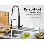 Cefito Kitchen Mixer Tap Pull Down 2 Modes Sink Faucet Basin Laundry Black TAP-A-82H07-BK