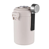 Airtight Coffee Canister with Humidity Gauge Date Record Disk One Way Exhaust Valve Double Layer V1294-YM0901-H49316BE