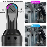 21V 3/8'' 100N.m Electric Right Angle Ratchet Wrench Charger 2 Battery V201-LI0090YL8AU