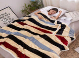 Throw Blanket Cartoon Pattern Thickened Air Conditioning Blanket for Home Bedroom Office Travel V1294-YM0716-3117220121917