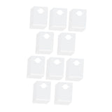 100 Pieces Adult Bibs Disposable Dining Clothing Protectors PE Waterproof Material for Elderly Men V1369-AZ3-W-18860
