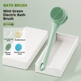 Electric Body Brush Back Scrubber for Shower, Auto Spinning Exfoliating Massage Bath Brush V1192-AZ-W-2620