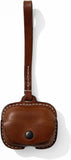 Leather Case Cover Earbud Case Strap String Compatible with Wireless Charging Case Brown V1258-DP02-F-565