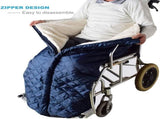 Wheelchair Blanket Footmuff Wind and Waterproof Unisex Cashmere Lined Wheelchair Footmuff V1188-NK-BOL-545