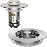 Upgraded 3 in 1 Bathroom and Kitchen Sink Drain Strainer V1258-DP02-C-830