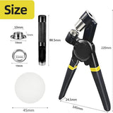 Heavy Duty Grommet Tool Kit Die and 300 Sets of 10MM Grommets,Handheld Manual Eyelet Tool Rivet V1192-AZ-W-0350
