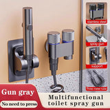 Hand Shower for Toilet & Cleaning - Adjustable Water Pressure & Universal Mounting - For Bathroom, V1188-ZXY-131-801
