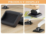 6-Pack Non- Wheel Stop Pads for Chair and Furniture Wheels, Wheel Slot Stoppers to Prevent Rolling V1192-AZ-W-34300
