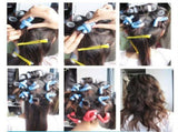 Hair Curlerss Rods 42 Pack Twist-flex Rods 7 Sizes Flex Rods for Hair with Bag Flexi Hair V1192-AZ-W-18930