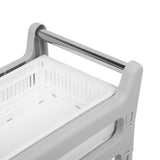 Storage Trolley Sliding Drawers Rolling Utility Cart with Universal Wheel for Kitchen Bathroom V1294-YM0901-3117240251211