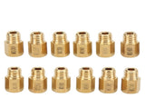 12pcs Mikuni VM TM TMX Carburetor Main Jet Kit, 90-200 Metal Gold Jets for Flat Slide Carburetor V1189-LC-QP-00626