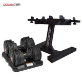 Powertrain Gen2 40kg Home Gym Adjustable Dumbbell Set with Pro Stand DMB-BF4-020-2S