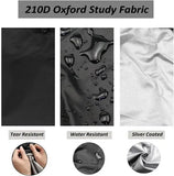 Waterproof 210D Oxford Exercise Bike Cover with Drawstring, Dust Protection and Outdoor Storage Fit, V1189-LC-HW-00701