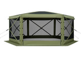 Pop up Gazebo Screen Tent, 3x3 m Large 6-Sided Camping Canopy Tent with Removable Top & Carry Bag, V952-TMZPXKTMK6M1M7EVT001V0
