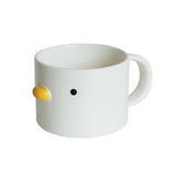 Funny Duck Coffee Cup, Handmade Glaze Cute Mug, Safety Ceramic Milk Latte Mugs, 7oz Espresso Cup. V1370-AZ4-06309