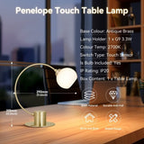 Penelope Touch Table Lamp - Antique Brass V558-LL-09-0241AB