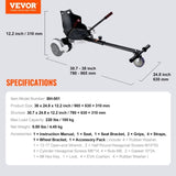 Hoverboard Seat Attachment, Compatible with All 16.5cm20.3cm21.6cm25.4 Hoverboards,Grips V952-XFHBZYGLKGLKIKYPCV0
