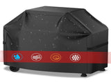 Grill Cover, 58 inch BBQ Gas Grill Cover for Outdoor Grill, Waterproof, Anti-UV, Rip-Proof, Fade V1107-114-85305-BLK-58IN