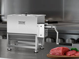 Manual Meat Mixer, 10L Fixed Tank Meat Processing Equipment, Stainless V952-SYRLJBJBKQXKXAJIU001V0
