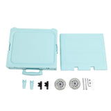 Collapsible Rolling Cart Easy Storage Strong Load Capacity Multifunctional Foldable Portable V1294-YM0901-3117230336812
