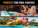 M&B Portable Splash Proof 80W Bluetooth Party Speaker, IPX4, TWS Pairing, Multi-Input, Lithium V219-PESSPROVS61A