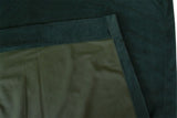 Large Thick Faux Mink Velvet Curtains 540x 230cm30 Hooks Pinch Pleat, Green,New V702-CNY11-7GREEN