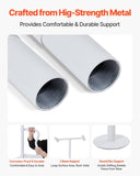 VEVOR Floor-to-Ceiling Transfer Pole 136kg Capacity for 2.14-3.05m Ceiling White V952-LDSAQFSBS710R8PPAV0