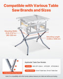 VEVOR Table Saw Folding Stand 158.76 kg Load Capacity Portable Table Saw Stand V952-TJJJDJGDK000KMXUBV0