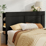 Artiss Bed Head Headboard Queen with Shelves - CABI Black BED-HEAD-CABI-Q-BK