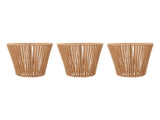 3pcs Small Lamp Shades Replacement Woven Lampshade for Floor Lamps Pendant Light Chandelier V1294-YM0901-3119240098611