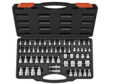 Torx Bit Socket and External Torx Socket Set, 60-Piece T6-T70, TT6-TT70, TP8-TP60, E4-E24, S2 Alloy V952-PTTT143812TOZF3DAV0