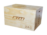 3 IN 1 Wood Plyo Games Plyometric Jump Box V63-821771