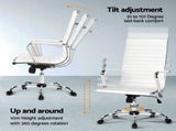 Artiss Office Desk and Chair Set L Shape Computer Desk 150cm with Storage Cabinet & Drawers, FURNI-DESK-L-8147H-WH