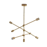 Pendant Light 6 Lights Geometric Style Unique Design Stable Firm Highly Durable Hanging Light V1294-YM0714-3119210295811
